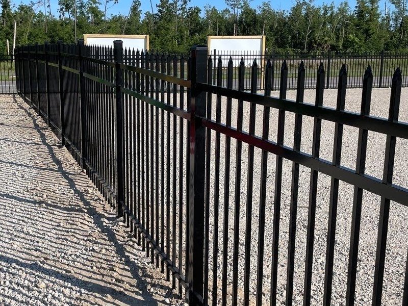 Sparta style Aluminum Fence in Panama City, FL