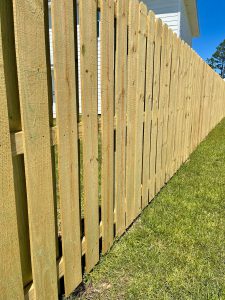 Photo of a wood fence 