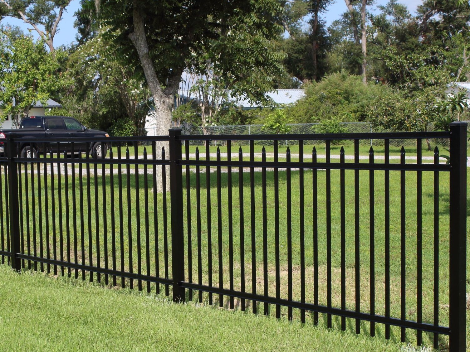 Photo of aluminum fence in Panama City, Florida