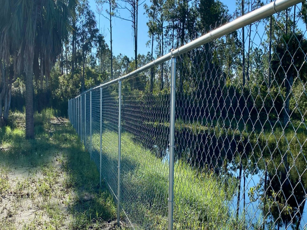 Lower Grand Lagoon Florida Fence Project Photo
