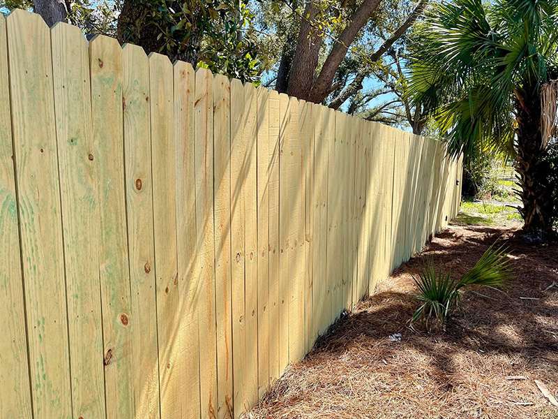 Pensacola Florida wood privacy fencing
