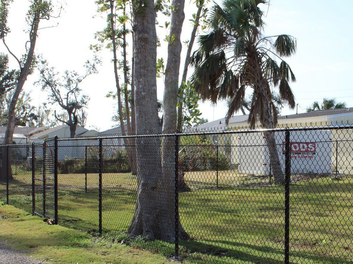 Chain Link Fence Project in Panama City Florida