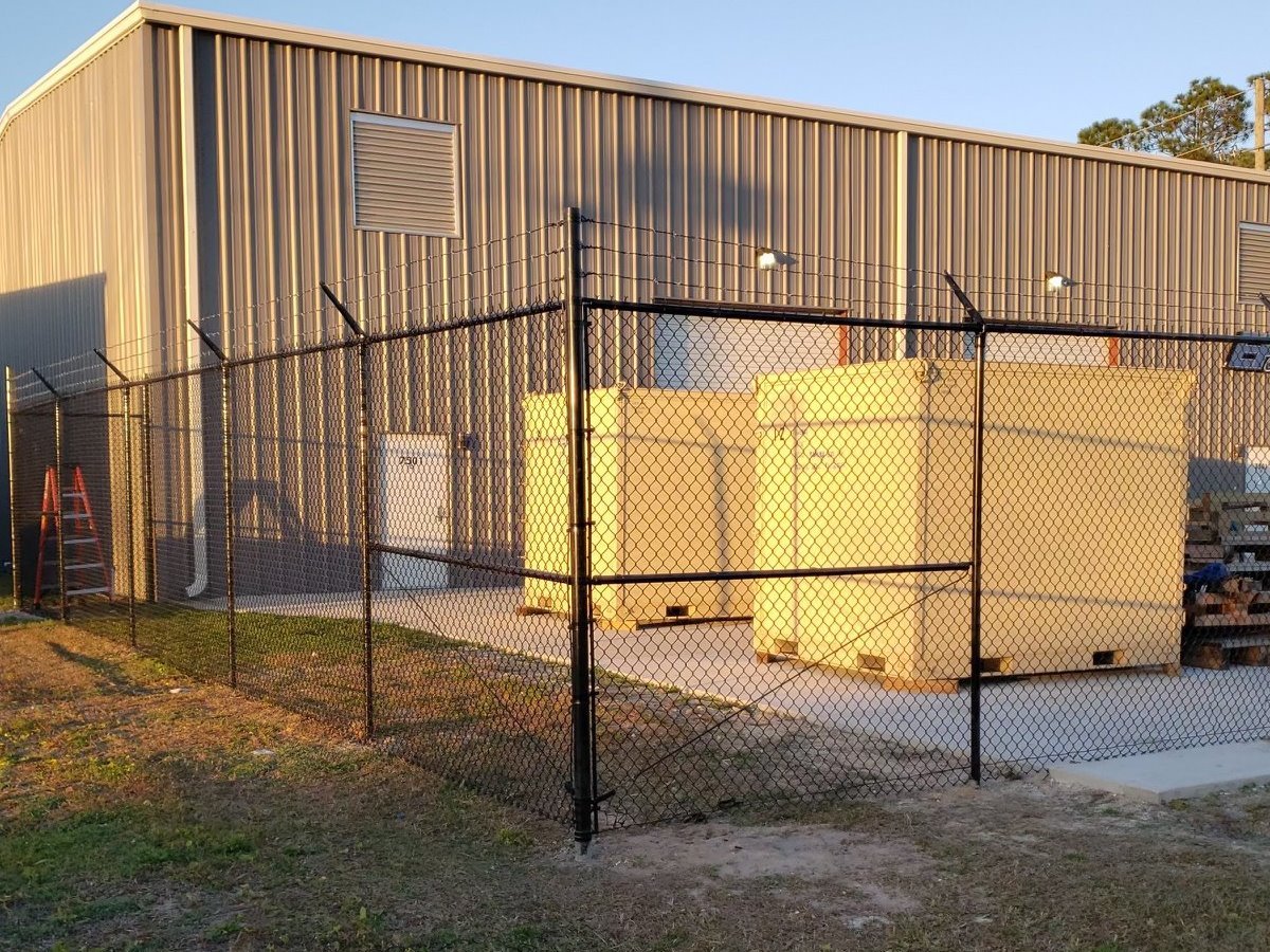 Commercial Fence Project in Panama City Florida