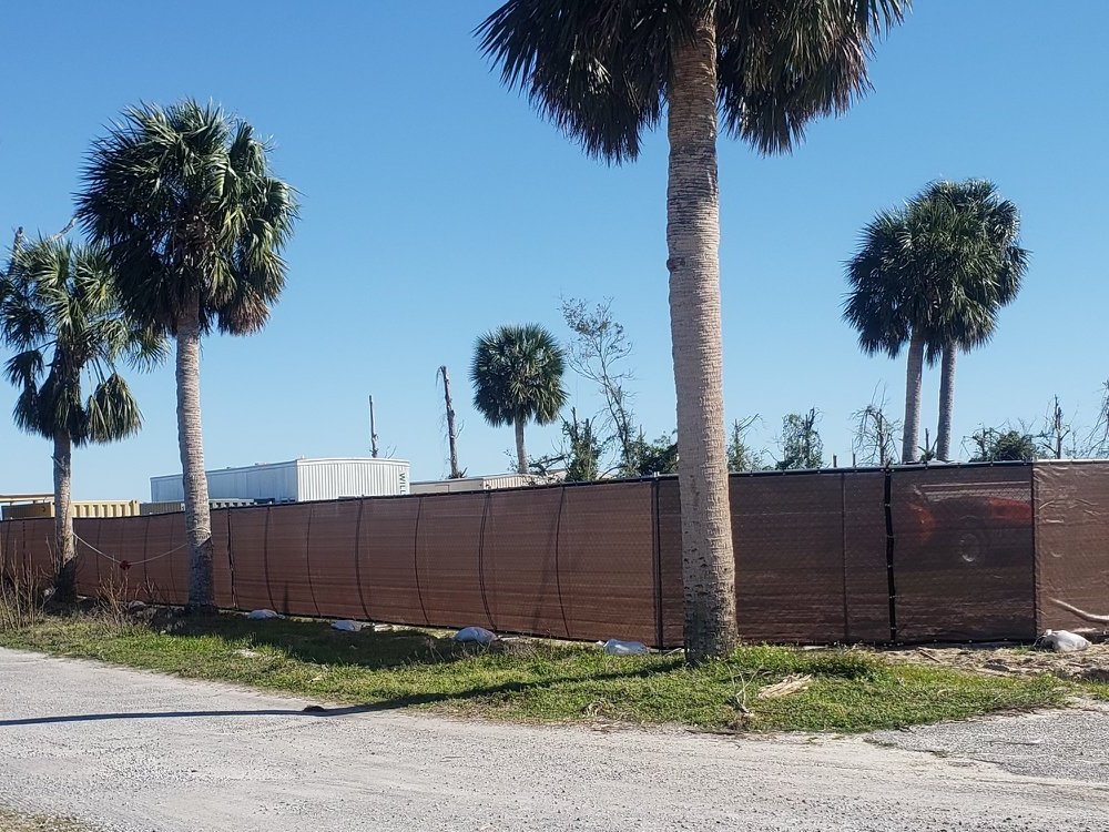 Temporary Construction Fencing in Panama City Florida
