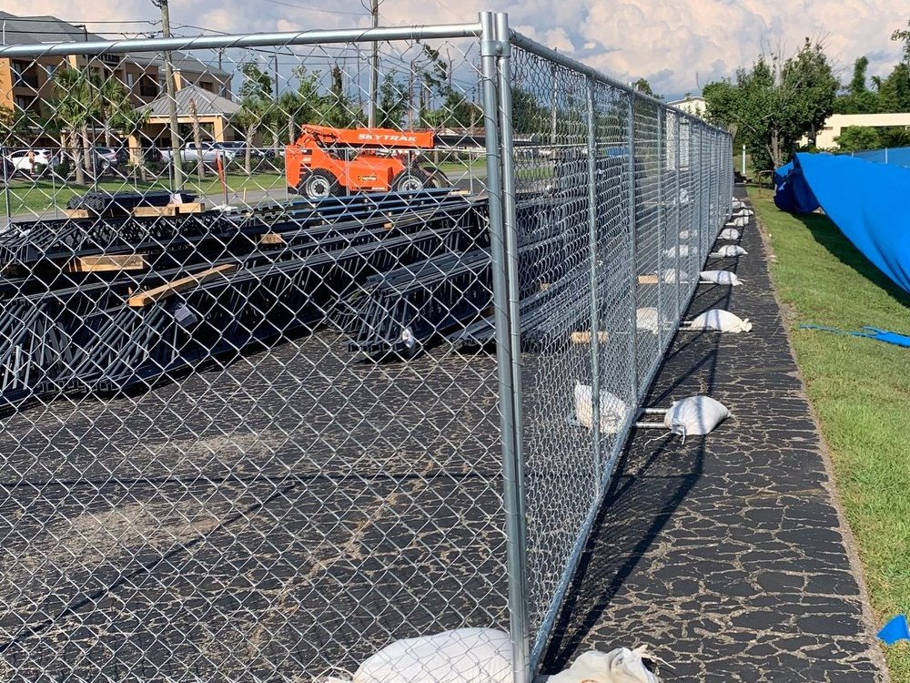 Temporary Construction Fencing in Panama City Florida