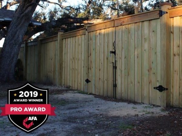 Wood Privacy Fence Project 