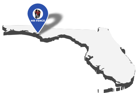 Map of our Panama City, Florida residential fence company location