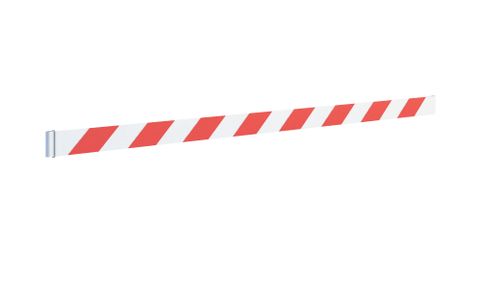 Reflective Fence Panel Strip PVC (12' Panel) Red-White